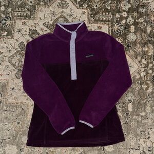 Columbia Purple Fleece Pullover